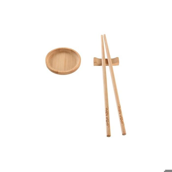 DKD Home Decor Oriental Sushi Lautasetti naturlig
