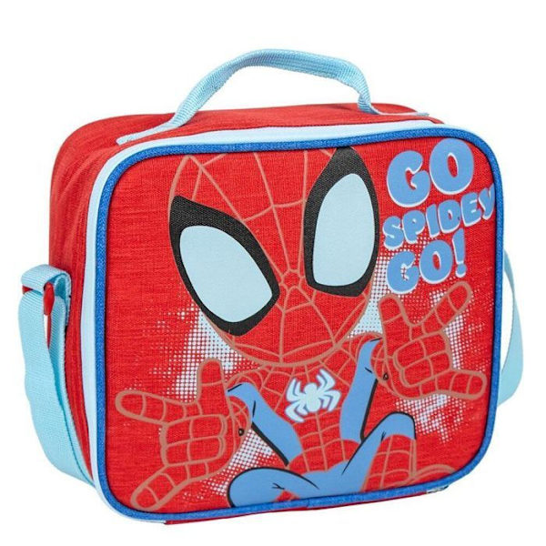Køletaske - Educa Borras - Marvel Spidey - Farverigt design - PVC interiør - Generøs kapacitet röd blå