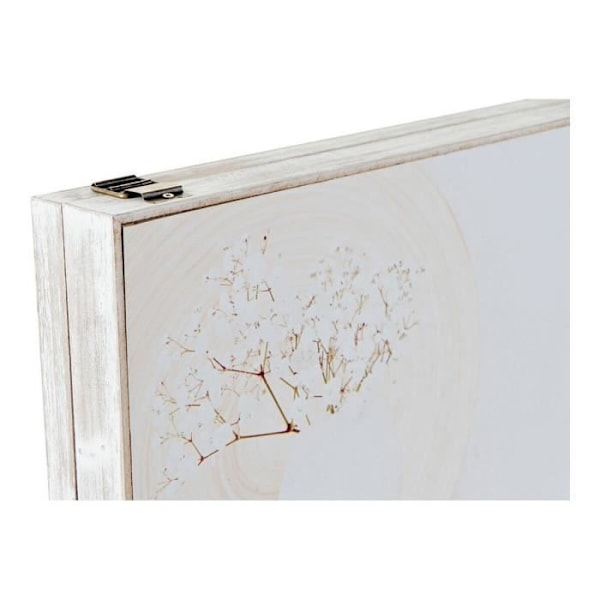 nøgleskab 8424001797233 46 x 6 x 32 cm beige 2 enheder mdf træ - Farve: NATURAL