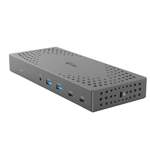 USB 3.0/USB-C dockingstation - I-Tec - Thunderbolt 3x 4K Gen 2 - 100W strømforsyning - Sort - One size