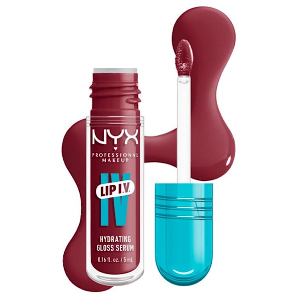 Huulikiilto - NYX Professional Makeup - Lip IV - Pussivadelma - 12h kosteutusta - Kiiltävä lopputulos Bubblegum Burst