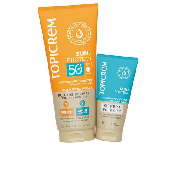 SOLBESKYTTELSE SPF50+ GAVEÆSKER 2 STK
