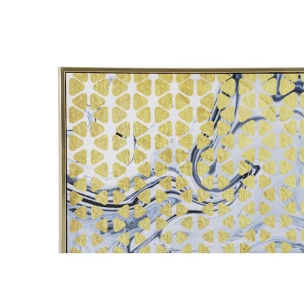 Ramme DKD Home Decor Lakeret polystyren Canvas Abstract (2 stk) (60 x 3 x 90 cm)