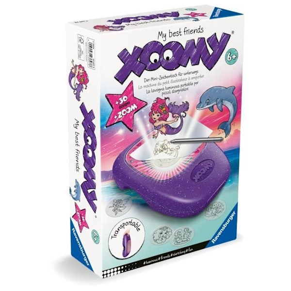 Xoomy, Tema Mina bästa vänner, Teckning, Kreativ hobby, Från 6 år, 23697, Ravensburger Flerfärgade