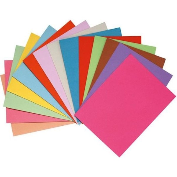 100 A4-t-paitaa - Exacompta Forever Foldyne - 220 g - Sekalaiset värit Assorteret