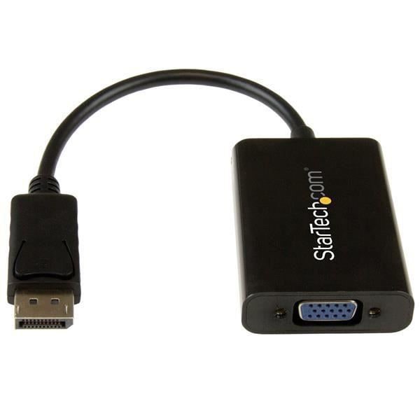 STARTECH.COM DisplayPort til VGA videoadapter med lyd - M / F - 1920x1200 / 1080p - Sort