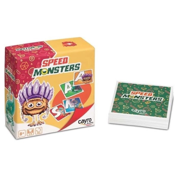 Cayro - Hastighedsmonstre - Ordspil og sprogudvikling - brætspil - Hukommelse og udtryksudvikling