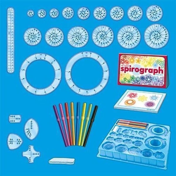 Spirograph - Spirograph Original: Spirograph for Children 8 Years | Ritsats för barn | Mandala barn | Junior Spirograf | 30 stycken | Flerfärgad