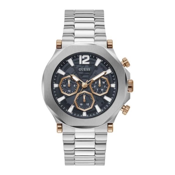 Kello - GUESS - GW0539G1 - Hopea - Teräs - Monitoimi - 5 ATM Pengar