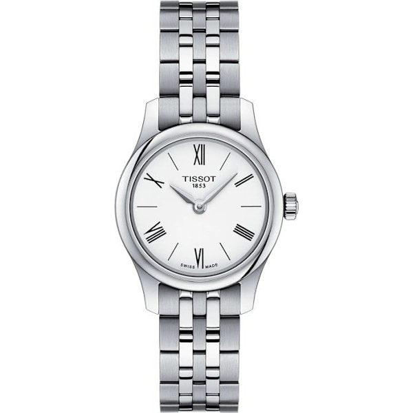 Kvinnotwatch - TISSOT - TRADITION 5.5 - Rostfritt stål - Vattentålighet 30m - Safirglas pengar