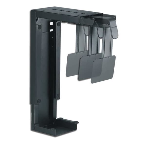 Støtte CPU - NEWSTAR - CPU-D100 - Sort - Justerbar 30-53 cm - Montering under skrivebordet