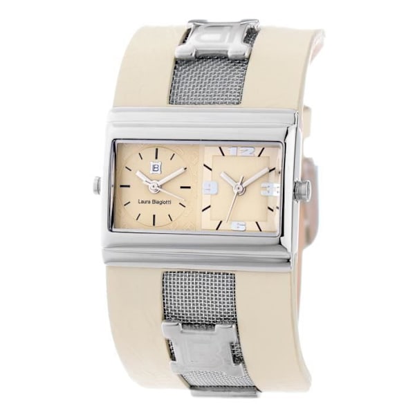 Naisille suunnattu kello - Laura Biagiotti - LB0047 - Hopea - 34MM - Kvarts - Analogeellinen Pengar