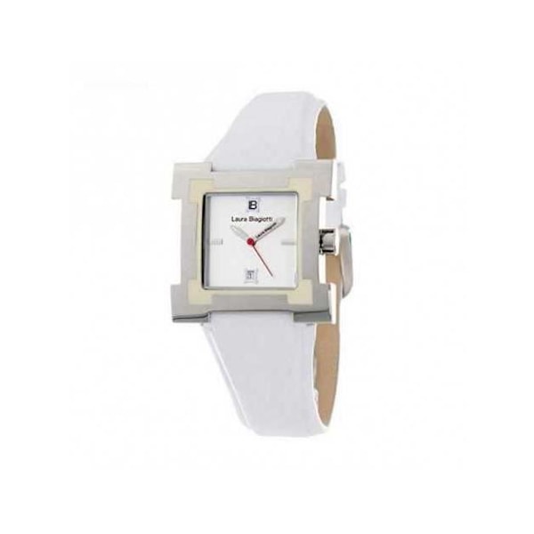 Dameur - Laura Biagiotti - LB0038L-02 - Kvarts - Læder - Ø 28 mm Silver