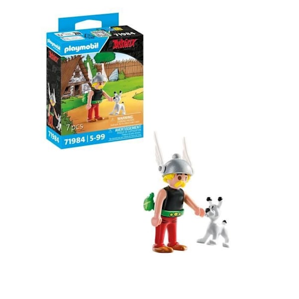PLAYMOBIL 71984 Astérix & Idéfix, Astérix, Figurer från serietidningen, Från 5 år Flerfärgad