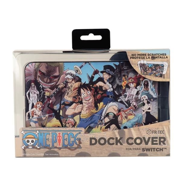 Dokkipeite - Nintendo Switch - One Piece - Suojaus - 6 paikkaa - Musta Sort