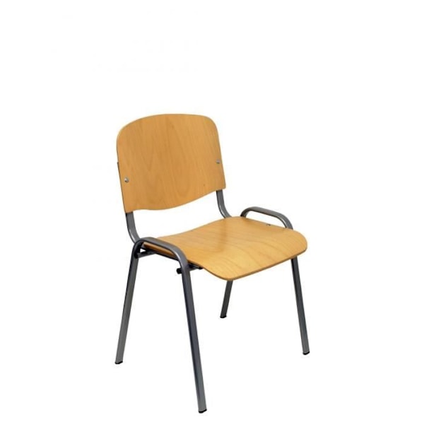 Piqueras y Crespo Modelo Golosalvo - Pakke med 4 komfortable ergonomiske, aftagelige, multi-anvendelige og strukturerede stole i grå farve -