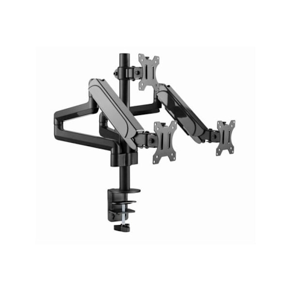 Gembird MA-DA3-01 Kolmoistuki 27" VESA 100 Max 21Kg Musta