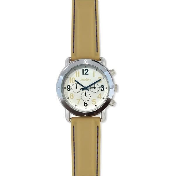 Montre Mand til Mænd Arabians HBA2260B (44 mm) - Arabians - Ur - Quartz - Mænd - Hvid - Resin - Silikone Vit