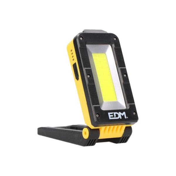 Uppladdningsbar LED ficklampa - EDM - Med bas - 500lm vit röd