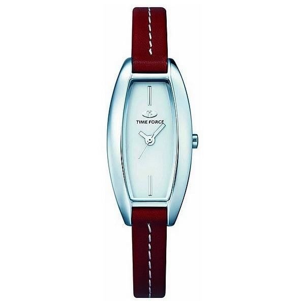 Damklocka - Time Force - TF2568L - 21 mm - Vit färg - Vuxen Vit