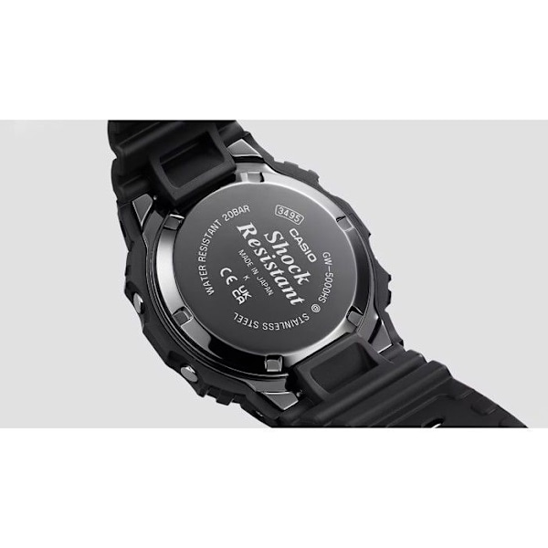 Ur - Casio - GW-5000HS-1ER - Sort - Vandtæt 20 bar - Plastikrem Svart