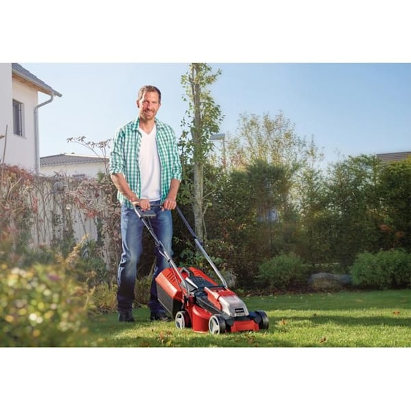 Einhell Trådløs Græsplæneklipper GE-CM 18/30 Li Kit Power X-Change (18V, Maksimal flade 150 m²) Leveres med 3,0Ah Batteri og Oplader