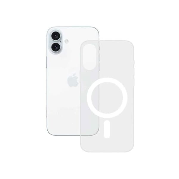 Telefoncase - KSIX - Apple iPhone 16 Plus - Silikone MagSafe - Transparent - Beskyttelse mod stød og ridser