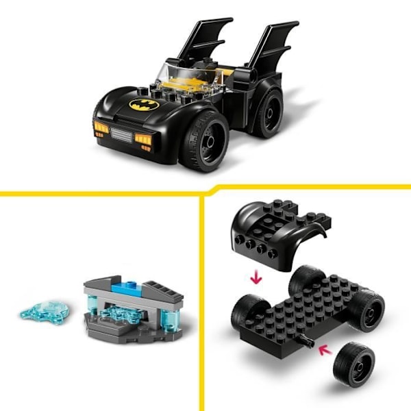 LEGO DC Batman 76301 Batman ja Batmobile vs. Mr. Freeze - Supersankarileikkisetti Flerfärgad