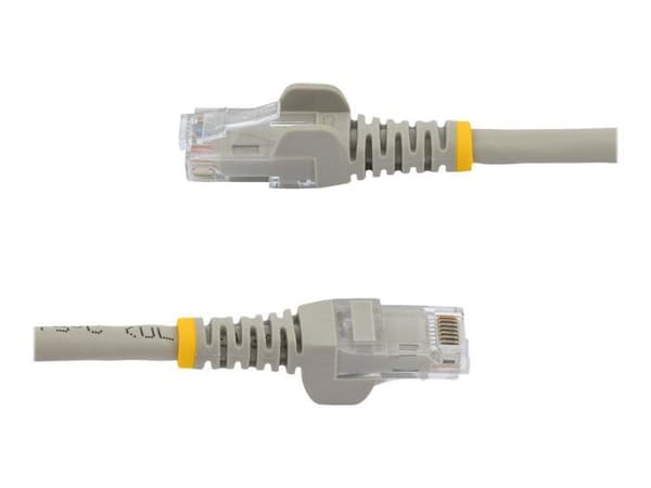 STARTECH Cat6 Gigabit netværkskabel - 2 m - Grå - Hookless - Crosstalk reduktion