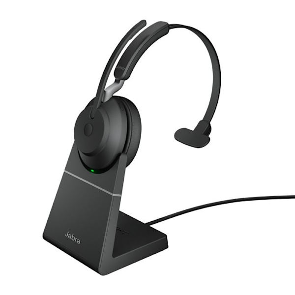 Trådløst headset - Jabra - Evolve2 65 - USB-A - Bluetooth - UC certificeret Sort