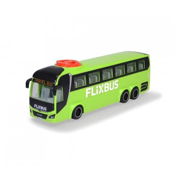 Vihreä MAN FlixBus -bussiyhtiö