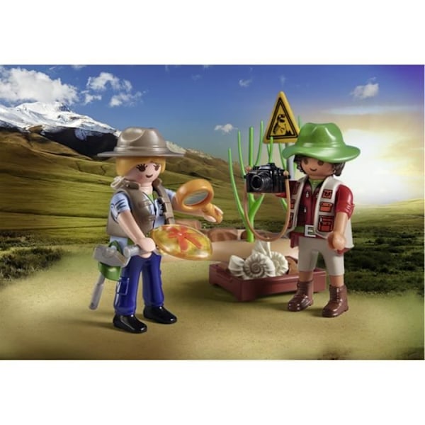 PLAYMOBIL 71805 Forskere og palæontologisk sted med fossiler, My Life, Dinos, 41 dele, Fra 4 år Flerfärgad