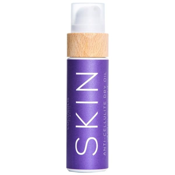 Tør olie mod cellulite - COCOSOLIS - 110ml - Reducerer udseendet af cellulite Violet