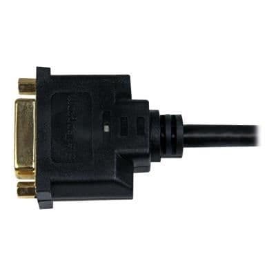 20 cm HDMI-DVI-D sovitinkaapeli - STARTECH - Videosovitin - Musta - Suojattu Sort
