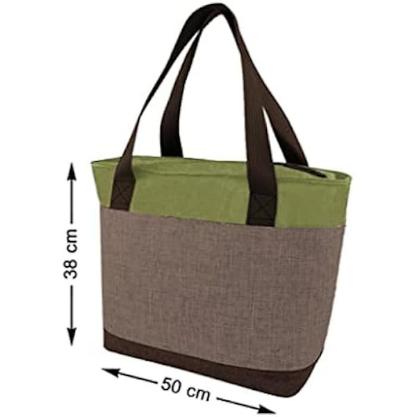 Strandväska - ATOSA - Vattentät - Dragkedja - Unisex - Grön Grön