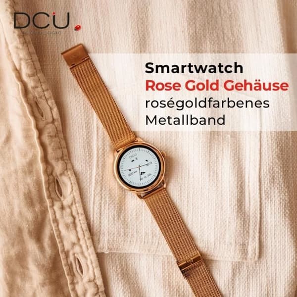 Älykello - DCU TECNOLOGIC - Sophie - Ruusukulta - Bluetooth - Sovellusten ilmoitukset