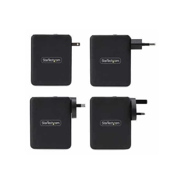 StarTech.com 140W USB-C Seinä Sort