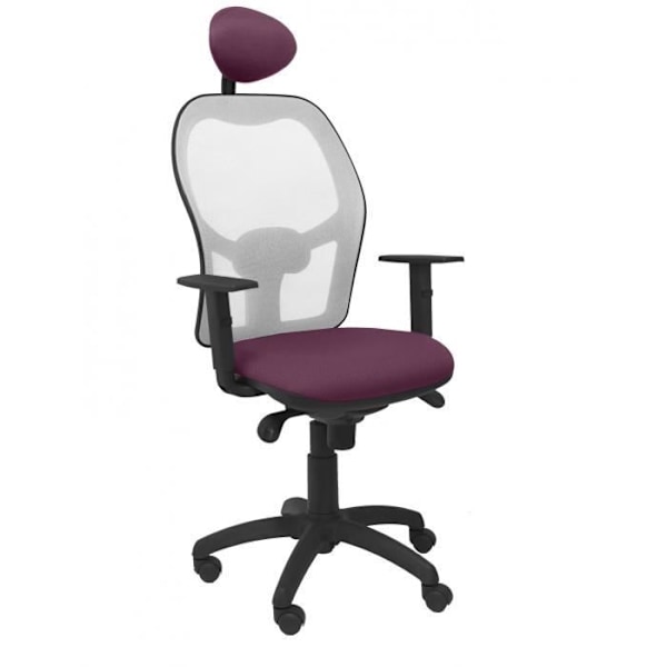 Ergonomisk kontorstol med synkromekanisme, justerbare armlæn og justerbar højde Åndbart mesh ryglæn i grå