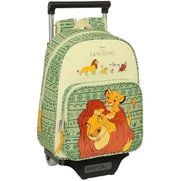 Børneskolesæk - SAFTA - MUFASA - Inklusiv vogn - Ergonomisk - Holdbar - 2 års garanti