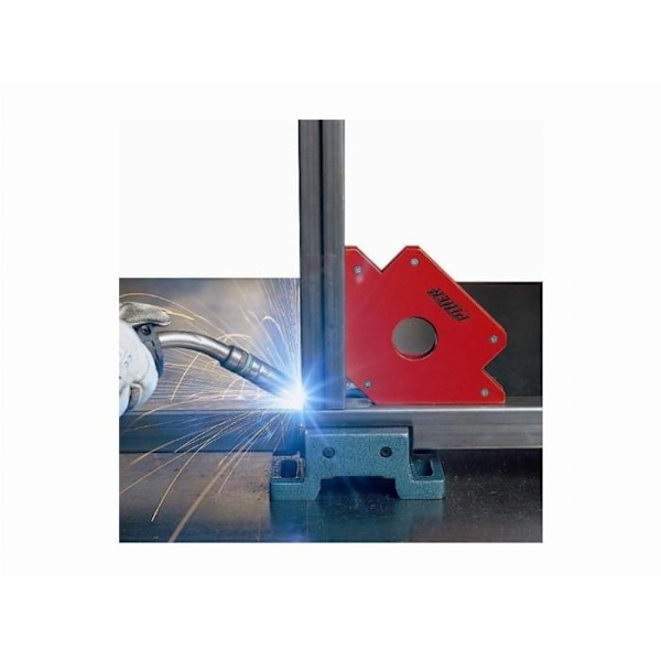Magnetisk firkant - PIHER - Kapacitet 45° til 90° - 2,5 mm stålplade - Permanent magnet