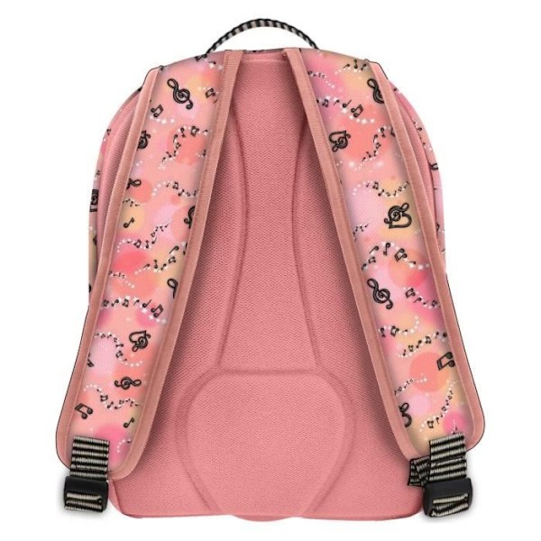 Skoletaske - Gorjuss - Little Dancer - Laks - Polyester - Polstrede skulderpuder Lax