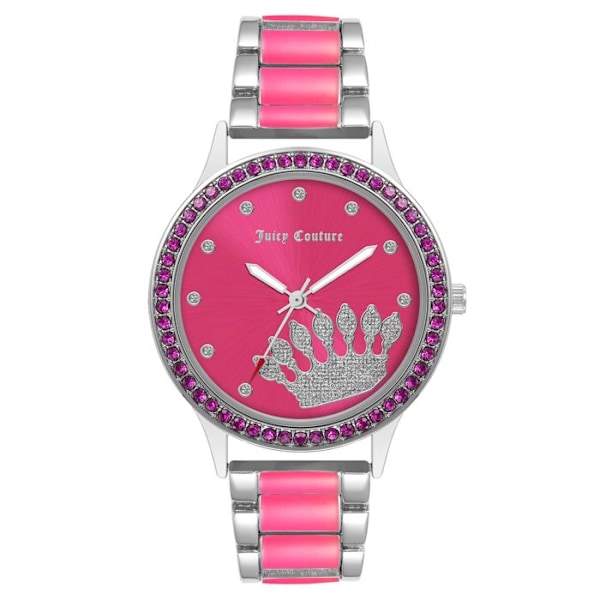 Naisille suunnattu kello - Juicy Couture - JC1335SVHP - Kvartsikello - Metalli - 38mm flerfärgad/rosa