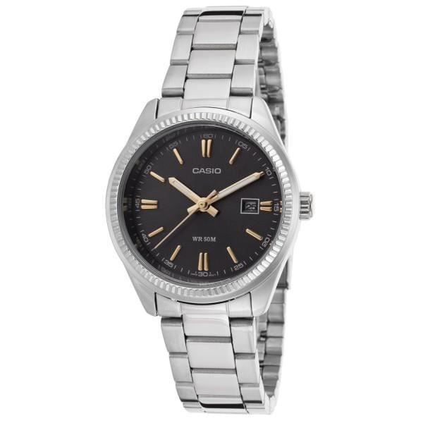 Damklocka - Casio - LTP-1302D-1A2VDF - Rostfritt stål - Kvarts - Analog Silver