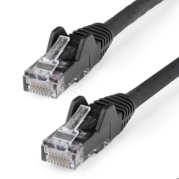 Ethernet-kaapeli – Cat6 – LSZH – 1 m – Musta