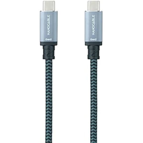NANOCABLE 10.01.4103-COMB - USB 3.2 Gen2x2 20Gbps 5A/100W, 4K/60Hz, USB-C han til USB-C hankabel, sort, 3 m