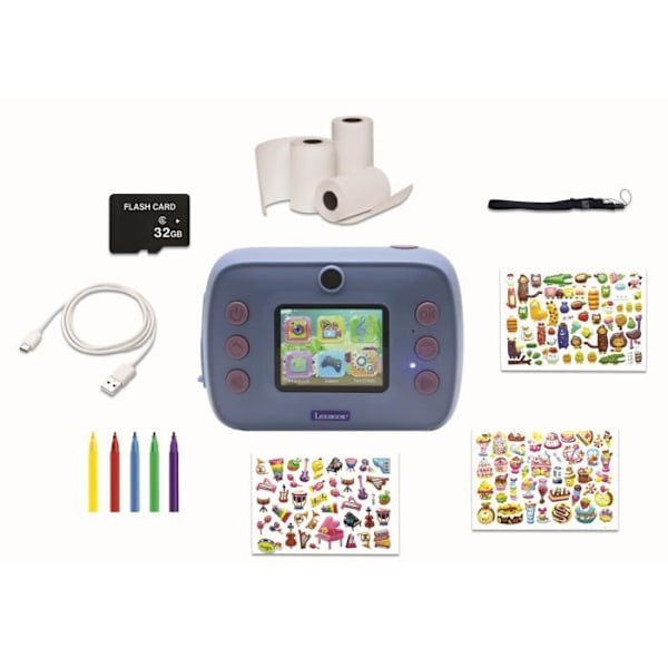Starcam Print Stitch instant kamera med SD-kort.