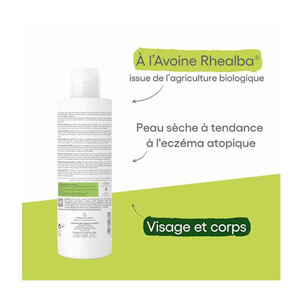A-Derma Exomega Control Emollient Vaahdottava Saippua Anti-Krötty 500ml hvid