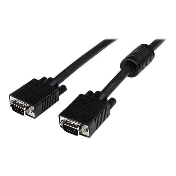 STARTECH.COM VGA koaksialkabel til højopløsningsskærm - HD15 til HD15 - Han/Han - 20 m - Sort