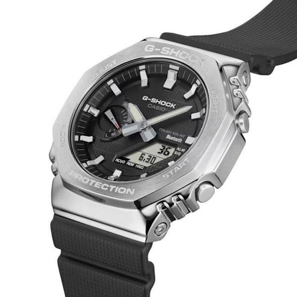 Casio Kello - Miehet - GBM-2100-1AER - Vedenpitävä 20 Atm - Kaksoisnäyttö - Musta Muoviranneke Svart