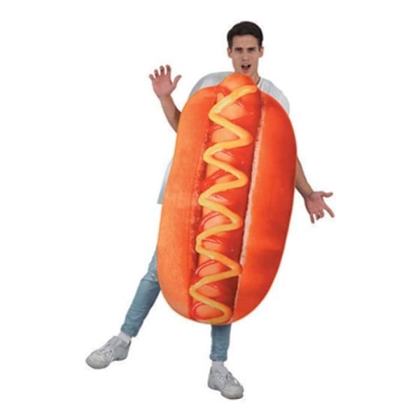 Hot Dog - Pukukokonaisuus - Yksi koko - Monivärinen - Sisältää esiliinan Flerfärgad